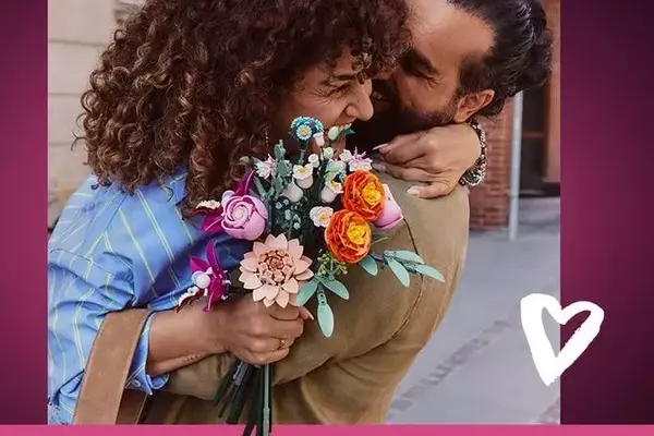 Celebrate Love with a LEGO Flower Bouquet This Valentine’s Day