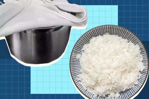 Achieve Fluffy, Perfectly Cooked Rice with This Simple Kitchen Towel Method