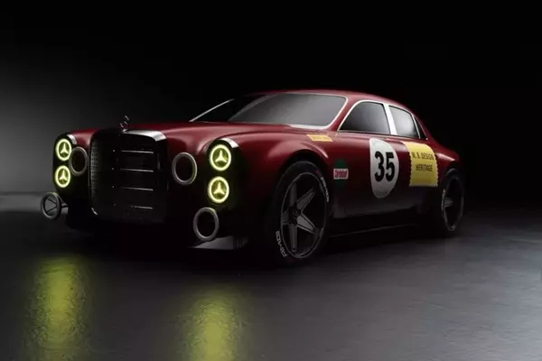 Mercedes-Benz Reimagines the Iconic "Red Pig" as a Modern Luxury Sedan