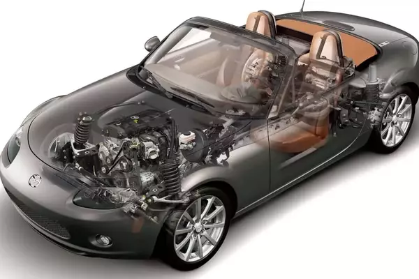 Mazda Engineers Covertly Installed a V6 Engine in a Miata Prototype