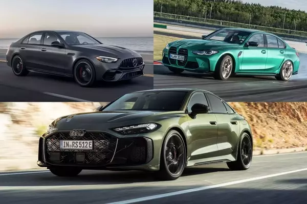 Audi RS 5, BMW M3, and Mercedes-AMG C63: A Performance Sedan Showdown