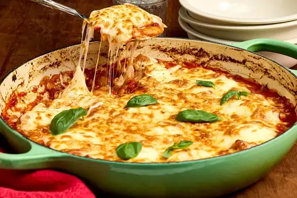 Deconstructed Lasagna: A Cheesy White Bean-Tomato Bake for Weeknights