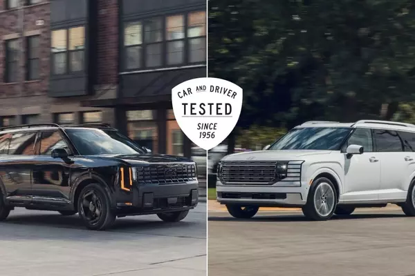 Kia Telluride's Turbo-Four Outperforms Hyundai Palisade's V-6 in Performance Tests