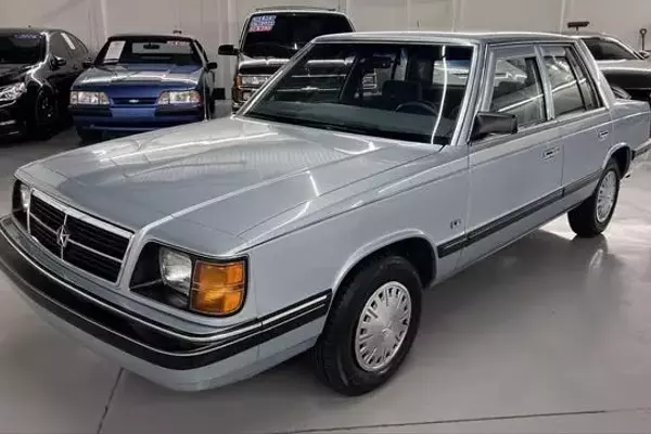 A Pristine 1989 Dodge Aries with Rental Car Heritage Heads to Auction
