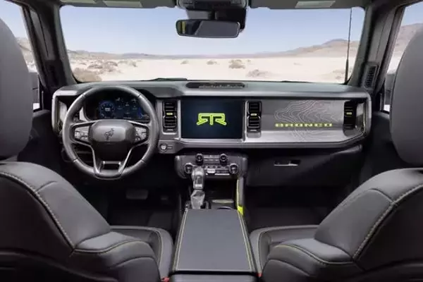 Ford Unveils 2027 Bronco RTR Interior with Striking Hyper Lime Accents