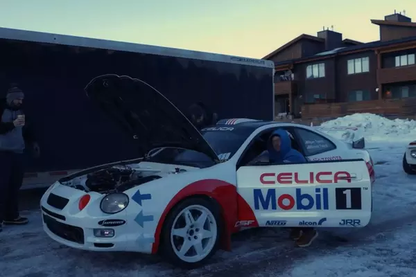 Ryan Tuerck's 600-HP GR Corolla-Powered Celica Rally Car Takes Second Place