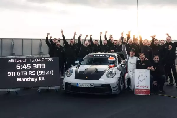 Porsche 911 GT3 RS with Manthey Kit Conquers Nürburgring