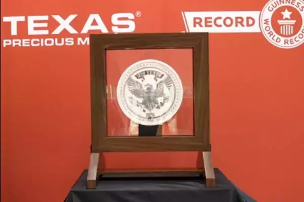 Texas Precious Metals Unveils World's Heaviest Silver Coin for America's 250th Anniversary