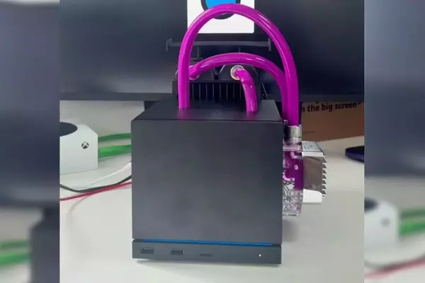 The First Water-Cooled Steam Machine: A Pink Tubing Spectacle