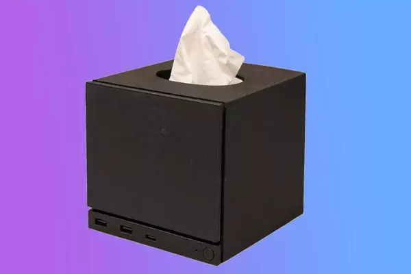 Steam Machine Design Inspires Unique Tissue Box