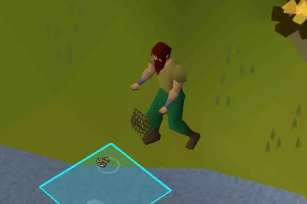 Old School RuneScape Player Achieves Max Fishing Skill Through Inefficient Grinding