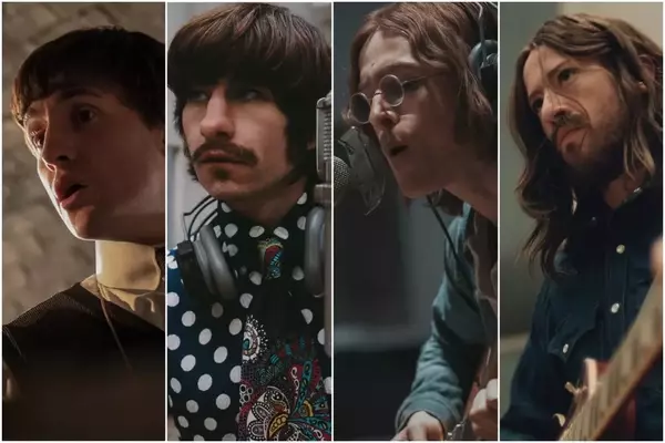 Beatles Biopic Cast Recreates Iconic Abbey Road Album Cover