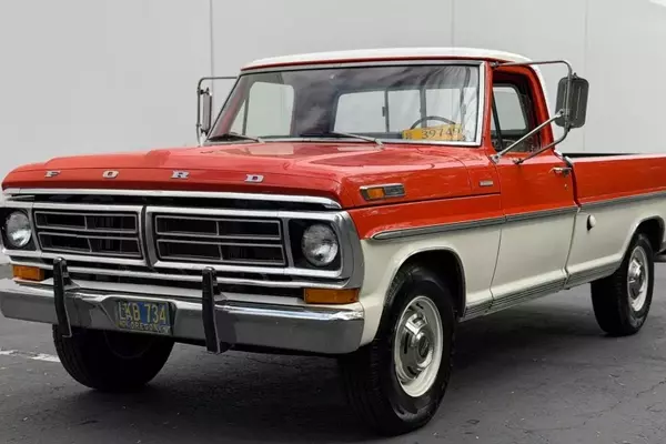 Rare 1972 Ford F-250 Sport Custom Camper Special Goes Up for Auction