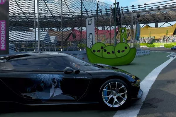 Locating the Minamino Edamame Area for the #PeasInAPod Challenge in Forza Horizon 6