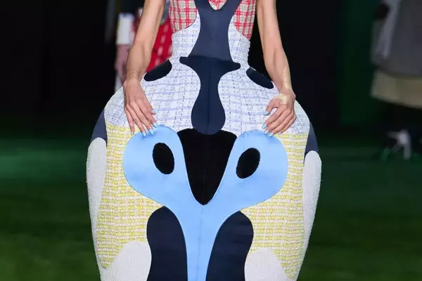 Painter Amy Sherald's Immersive Experience at Thom Browne's Spring 2027 Fashion Show