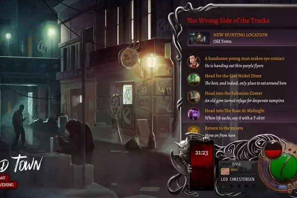 Nighthawks: A Text-Based Vampire RPG with Deep Narrative and Moral Quandaries